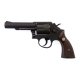 【入荷しました！】S&W M10 ミリタリー＆ポリス【６mmBB/Xカートリッジ】チェッカープラグリップ付　ブラックHW製・ガスガン（マルシン）