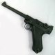 【入荷しました！】ルガーP08・6インチ　HW・BLKガスガン（タナカ）
